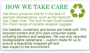 How GreenNGreen Gifts with Flair takes care of the environment with their eco friendly products and recycling programs